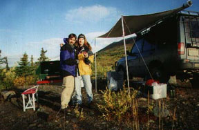 Early morning cranberry pancakes above timberline